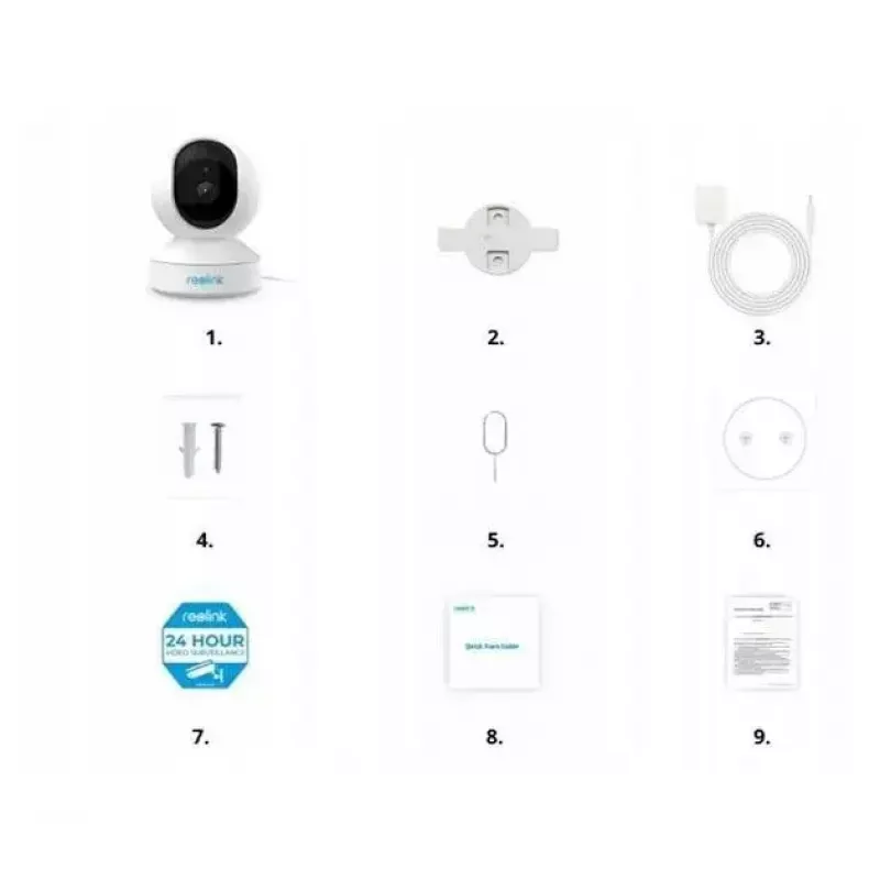 IP drošības ložu kamera Reolink E340 8MP, 4K (3480×2160), PoE/2.4/5 GHz Wi‑Fi, microSD, IP67, 30 fps