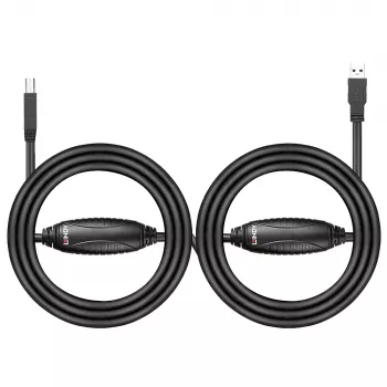 USB kabelis Lindy 10m aktīvais USB 3.0 kabelis