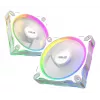 Ventilators ASUS Prime MR120 ARGB balta 120 mm slīdgultņu korpusa ventilators