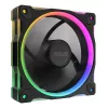 Ventilators ASUS Prime MR120 ARGB melns 120 mm slīdgultnis PWM 1600 RPM 58 CFM