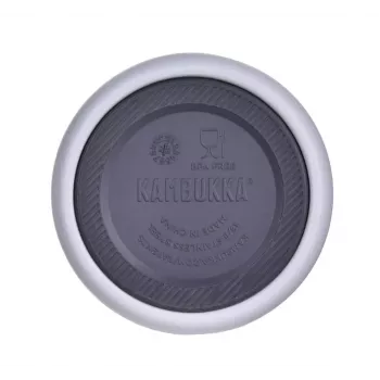 Izolētā pudele Kambukka Elton 600 ml Krīta balts — vakuuma termoss, 18/8 nerūsējošais tērauds, necaurlaidīgs, Snapclean vāks