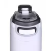 Izolētā pudele Kambukka Elton 600 ml Krīta balts — vakuuma termoss, 18/8 nerūsējošais tērauds, necaurlaidīgs, Snapclean vāks