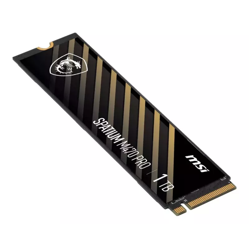 SSD M.2 NVMe MSI SPATIUM M470 PRO 1TB — PCIe 4.0, 3D NAND, 6000/5000 MB/s, 950k IOPS, TBW 640