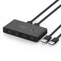 USB centrmezgls UGREEN 30767 — 6 portu USB 2.0 centrmezgls, 1,5 m kabelis, 5 V/2 A, melns