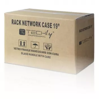 Techly Wall Rack Cabinet 19 6U prof. 450 pelēka Assembled” I-CASE EL-1006G45