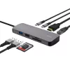 USB Type-C centrmezgls TRUST 25672 — HDMI, RJ-45, USB 3.2 Gen 1 Type-A/Type-C, SD/MicroSD, pelēks