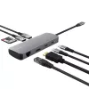 USB Type-C centrmezgls TRUST 25672 — HDMI, RJ-45, USB 3.2 Gen 1 Type-A/Type-C, SD/MicroSD, pelēks