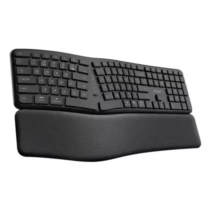 Trust Keyra Ergonomic vairāku ierīču bezvadu tastatūra
