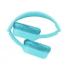 Austiņas TRUST Nouna binaurālās Bluetooth/USB-C vadu un bezvadu, salokāmas, bērniem, zilā krāsā, 4 cm draiveri
