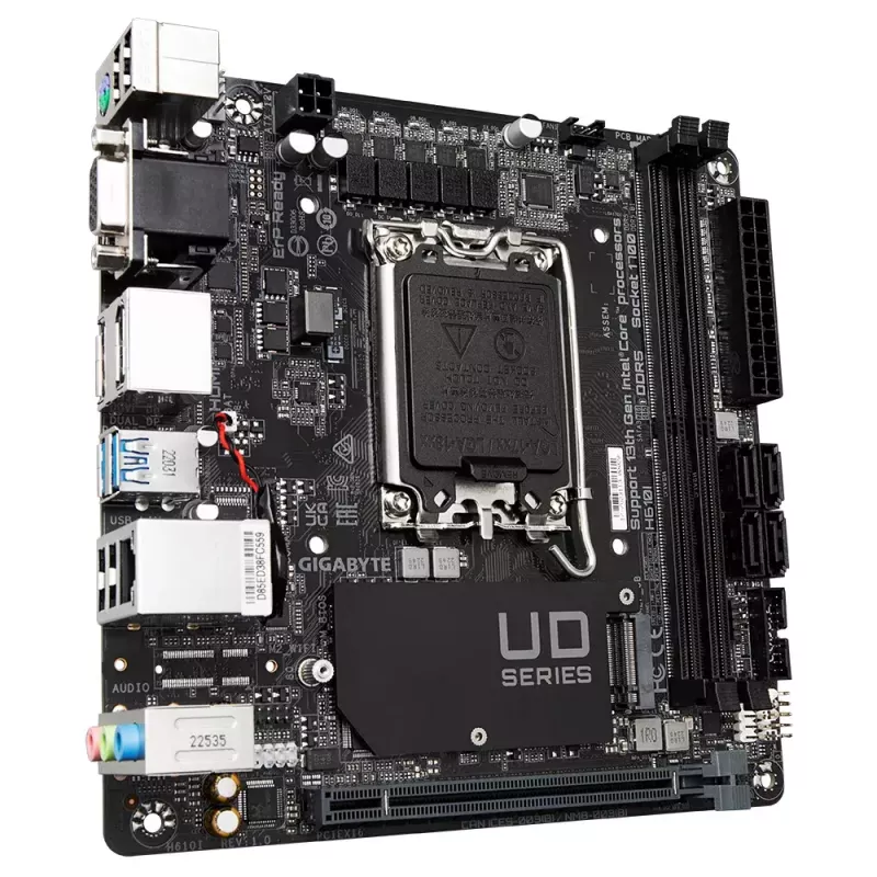 Mātesplate GIGABYTE H610I, Intel H610, LGA 1700, Mini-ITX
