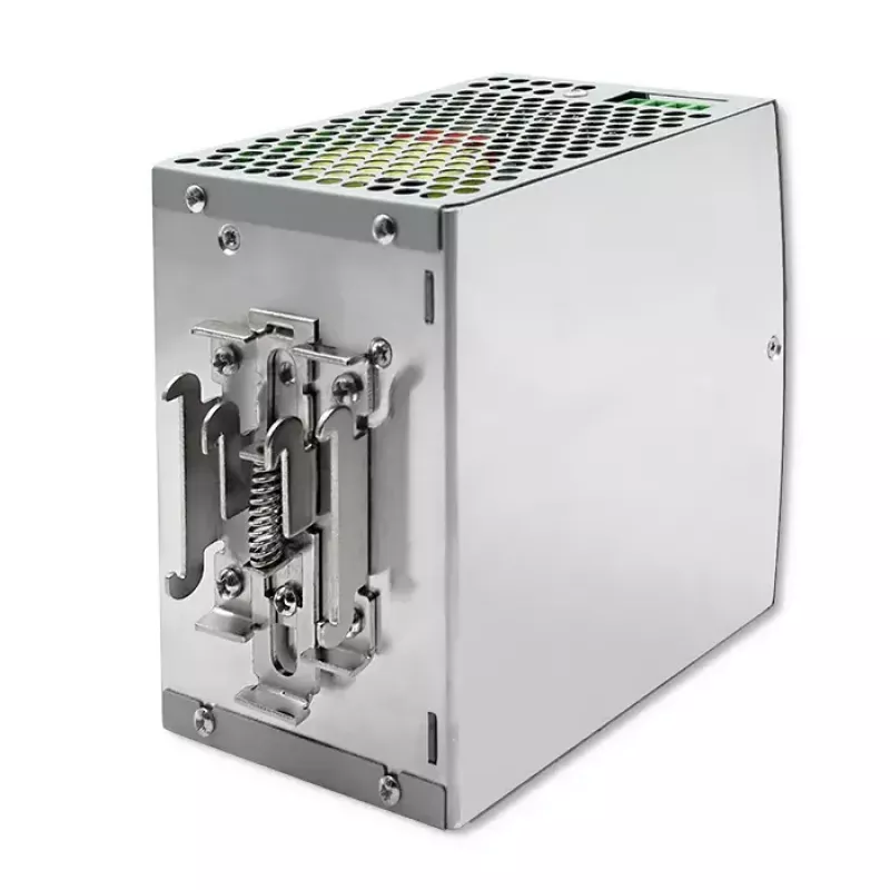 Industriālais DIN sliedes barošanas bloks QOLTEC 50901 — 480W, 24V līdzstrāva, 20A