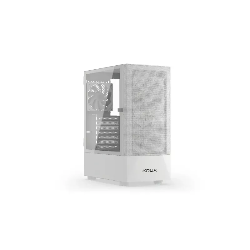 KRUX VAKO ATX datora korpuss, RGB, baltā krāsā (KRXD005)