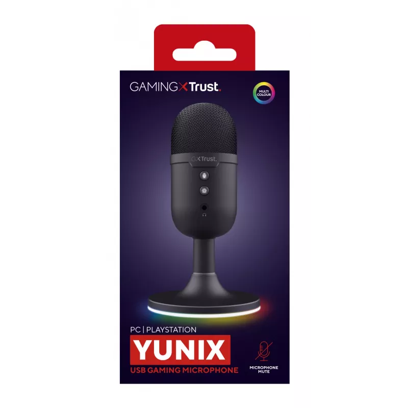 Trust GXT 234P Yunix Melns Galda mikrofons
