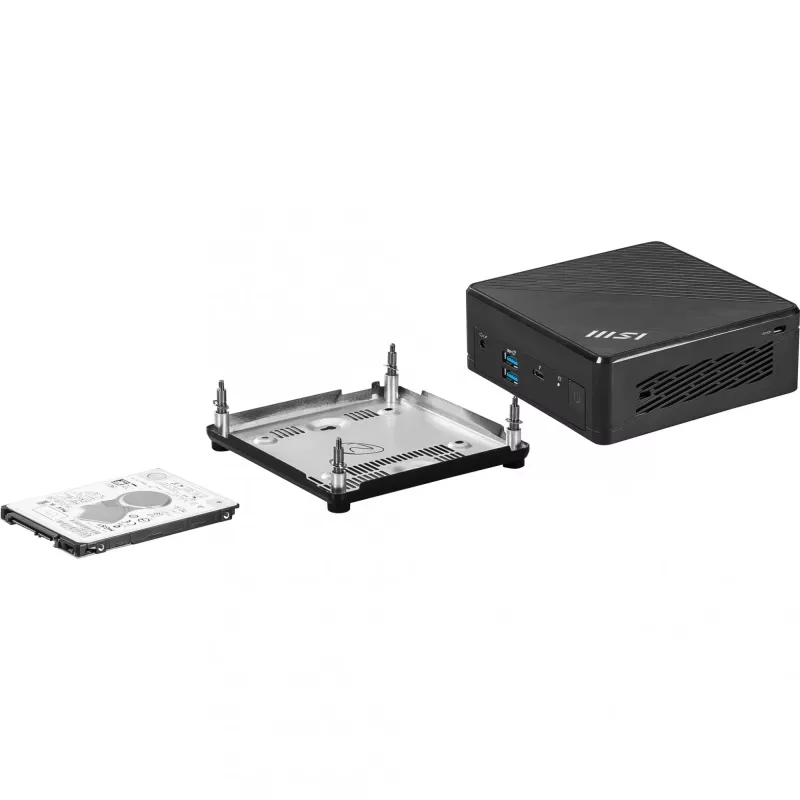 MSI Cubi 5 12M-004EU Intel® Core™ i3 i3-1215U 8 GB DDR4-SDRAM 256 GB SSD Windows 11 Pro Mini PC Melns