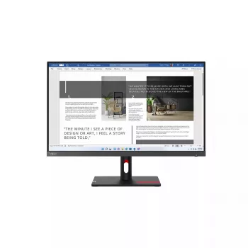 Monitors Lenovo ThinkVision S27i-30 27 collu Full HD IPS LED 1920×1080, 100 Hz, 300 cd/m², 6 ms, HDMI x2, VESA 100×100