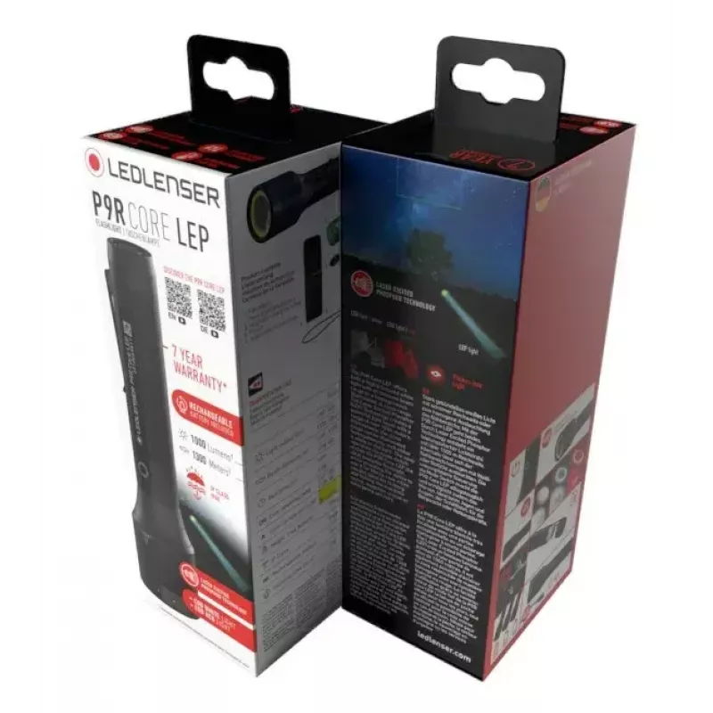 Rokas lukturītis Led Lenser 502987, kompakts alumīnija korpuss, 1000 lm, 4800 mAh uzlādējams Li-Ion akumulators, IP68, 8000 K, 176 mm, 41 g