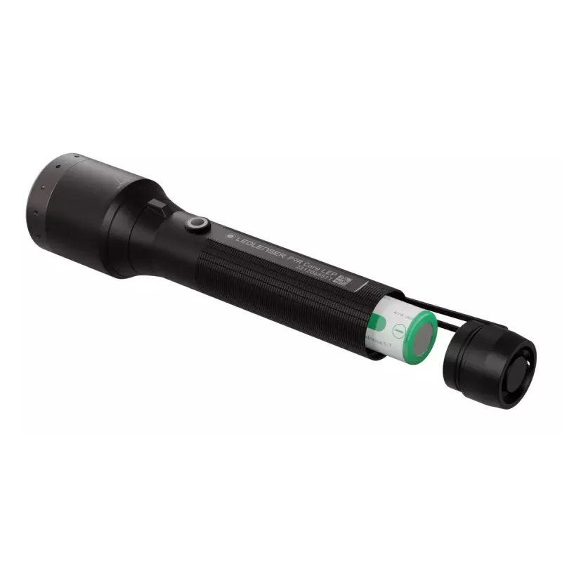 Rokas lukturītis Led Lenser 502987, kompakts alumīnija korpuss, 1000 lm, 4800 mAh uzlādējams Li-Ion akumulators, IP68, 8000 K, 176 mm, 41 g
