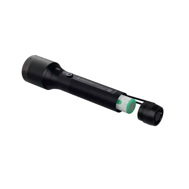 Rokas lukturītis Led Lenser 502987, kompakts alumīnija korpuss, 1000 lm, 4800 mAh uzlādējams Li-Ion akumulators, IP68, 8000 K, 176 mm, 41 g