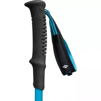 Pārgājienu nūjas Melns Diamond Distance Carbon Z — oglekļa salokāmās nūjas, 110 cm, 3 segmentu, 264 g