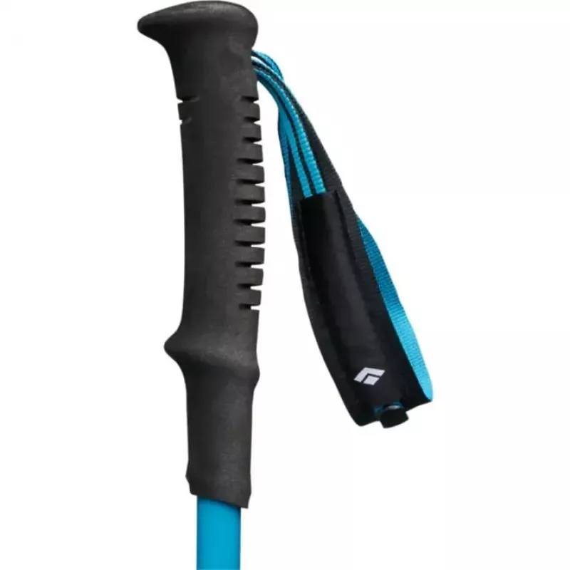 Pārgājienu nūjas Melns Diamond Distance Carbon Z — oglekļa salokāmās nūjas, 110 cm, 3 segmentu, 264 g
