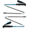 Pārgājienu nūjas Melns Diamond Distance Carbon Z — oglekļa salokāmās nūjas, 110 cm, 3 segmentu, 264 g