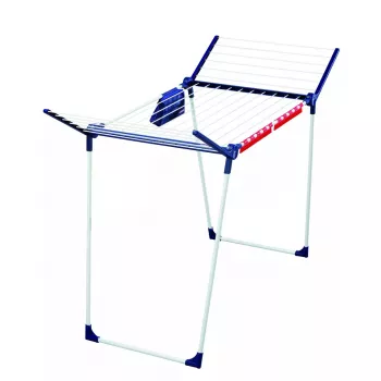Stāvošs drēbju žāvētājs Leifheit Pegasus 180 Plus — salokāms metāla/plastmasas žāvētājs, 18 m žāvēšanas vieta, 870×1570×660 mm