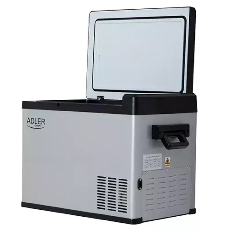 Sal dēļa saldētava Adler AD 8081 — 40 L tilpums, balta, brīvi stāvoša, trokšņa līmenis 40 dB