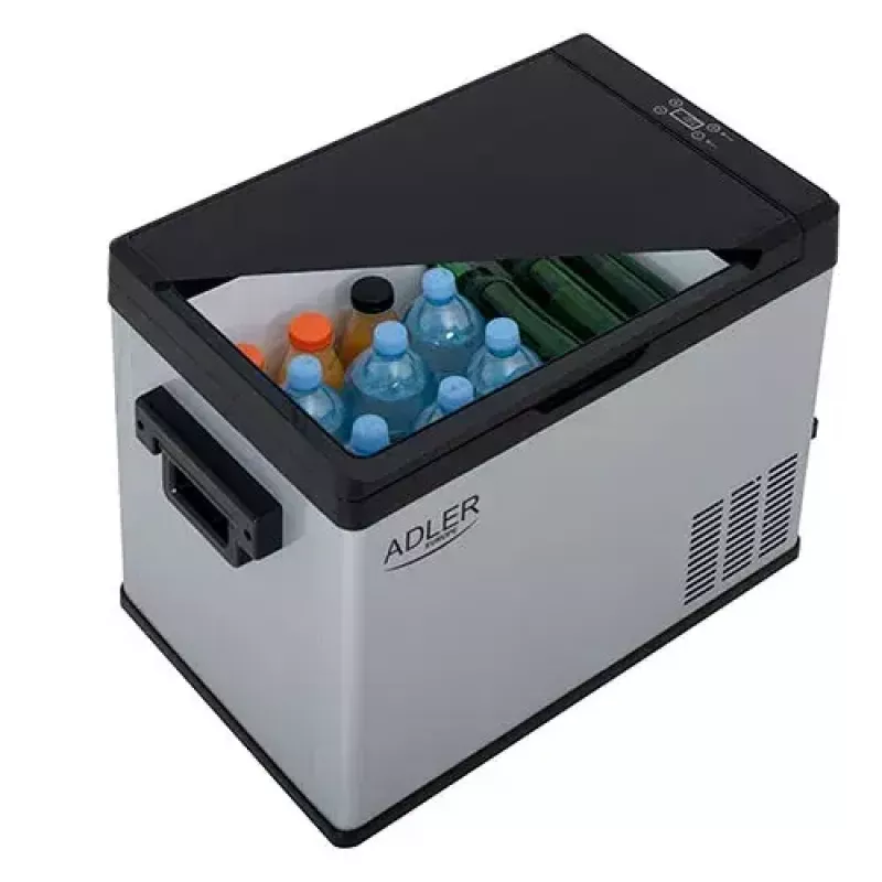 Sal dēļa saldētava Adler AD 8081 — 40 L tilpums, balta, brīvi stāvoša, trokšņa līmenis 40 dB