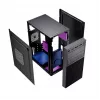 Datora korpuss GEMBIRD Fornax K300 Mini Tower — Mini-ITX/Micro ATX, SPCC, 2,17 kg, USB 3.2, 1×2,5 collu nodalījums, 4 paplašināšanas sloti