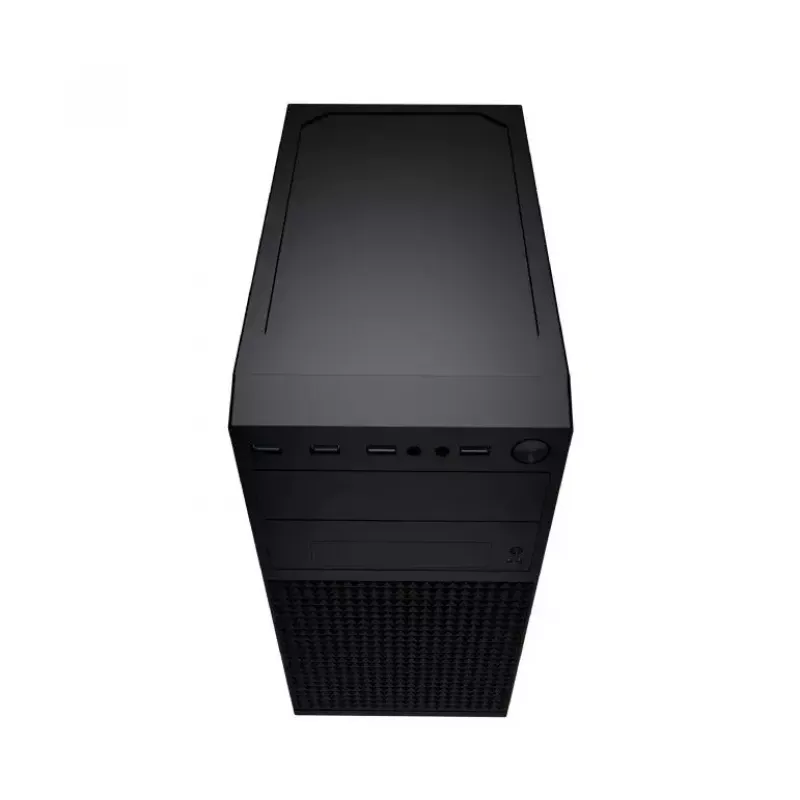 Datora korpuss GEMBIRD Fornax K300 Mini Tower — Mini-ITX/Micro ATX, SPCC, 2,17 kg, USB 3.2, 1×2,5 collu nodalījums, 4 paplašināšanas sloti