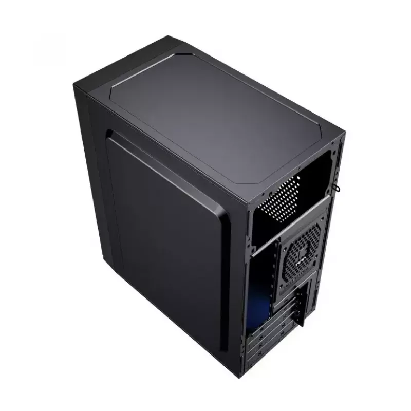 Datora korpuss GEMBIRD Fornax K300 Mini Tower — Mini-ITX/Micro ATX, SPCC, 2,17 kg, USB 3.2, 1×2,5 collu nodalījums, 4 paplašināšanas sloti