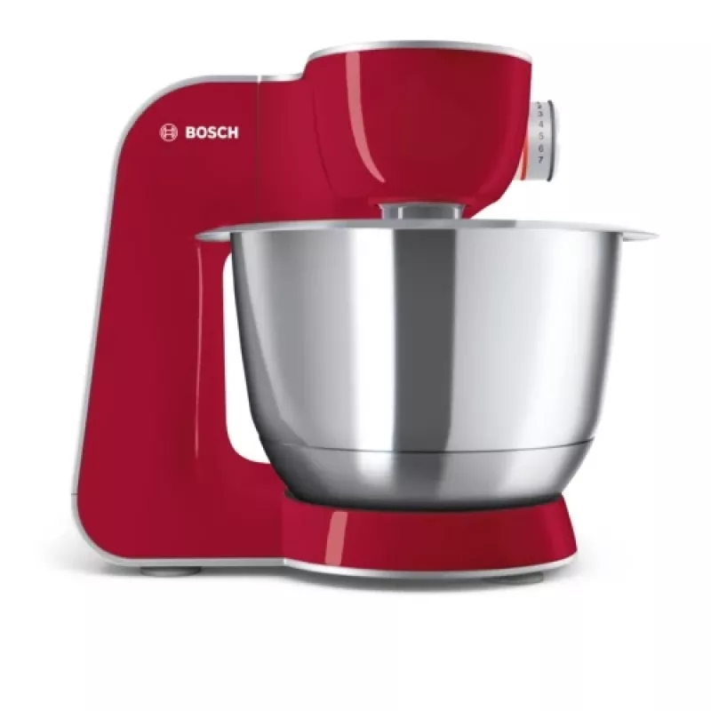 Bosch MUM58720 virtuves kombains 1000 W 3.9 L Pelēks, Sarkans, nerūsējošais tērauds