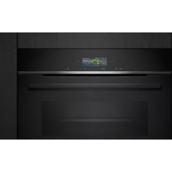 Siemens iQ700 HB734G1B1 krāsns 71 L 3600 W Melna
