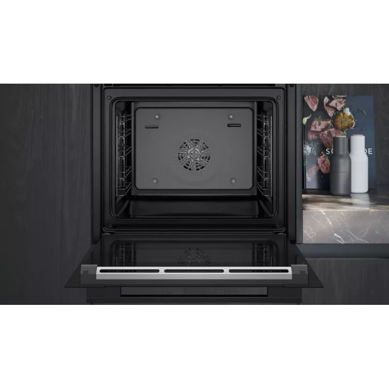 Siemens iQ700 HB734G1B1 krāsns 71 L 3600 W Melna