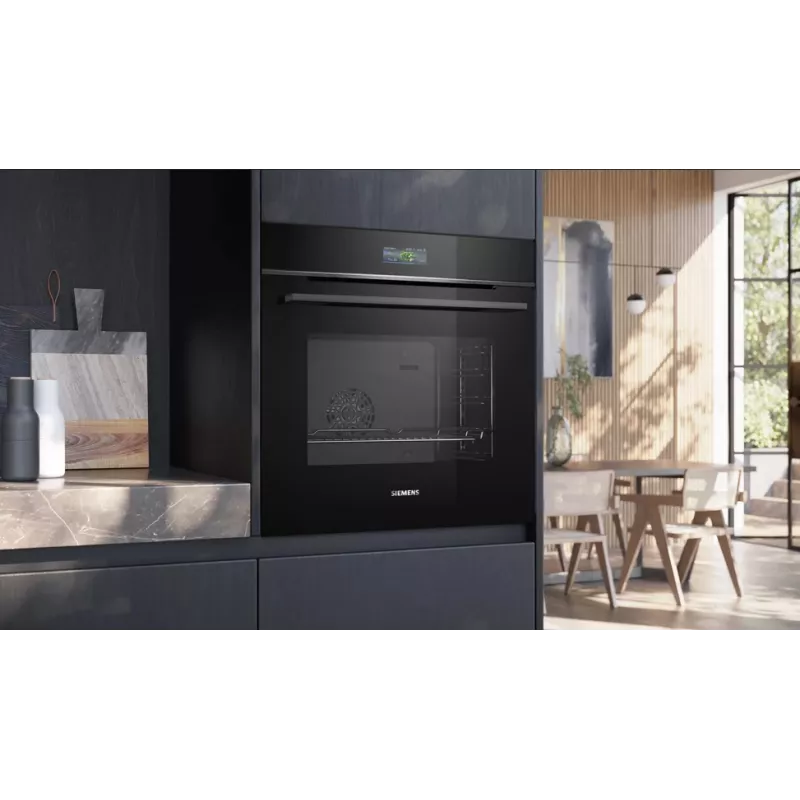 Siemens iQ700 HB734G1B1 krāsns 71 L 3600 W Melna