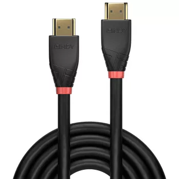 Lindy 15m Active HDMI 18G kabelis, 15 m, HDMI Type A (Standard), HDMI Type A (Standard), 18 Gbit/s, melns