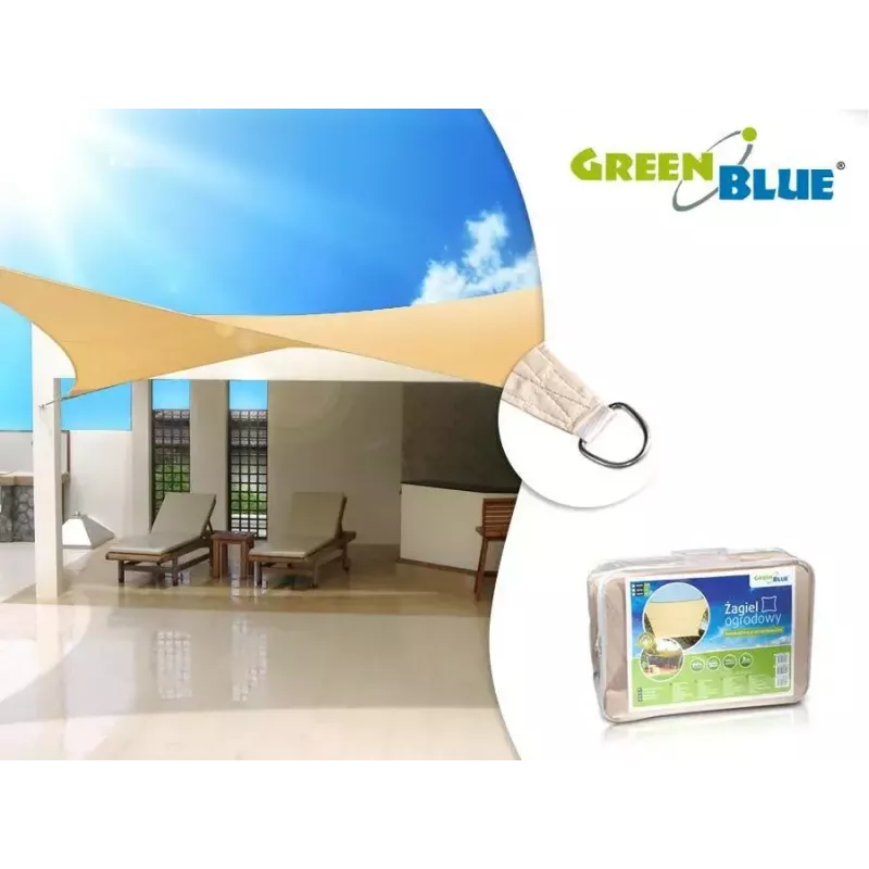 GreenBlue GB505 Saules aizsargs UV 5 m Kvadrātveida Poliestera Āra Nojume