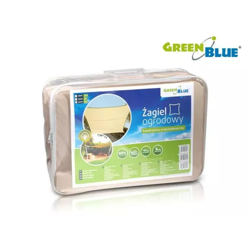GreenBlue GB505 Saules aizsargs UV 5 m Kvadrātveida Poliestera Āra Nojume