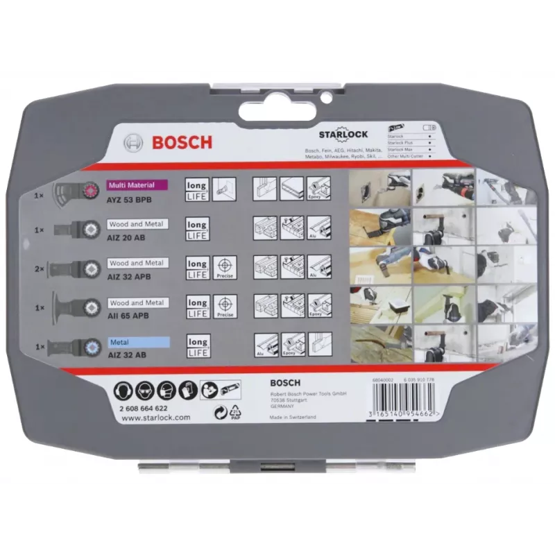 Bosch 2608664622, melns, Bosch, Maināms asmens Bosch 2608664622. Produkta krāsa: melna, Zīmola savietojamība: Bosch, Produkta veids: Maināms asmens