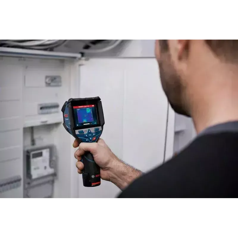 Bosch GTC 600 C Trokšņa ekvivalentā temperatūras starpība (NETD) IR Melns, Zils 256 x 192 pikseļi Iebūvēts displejs LCD