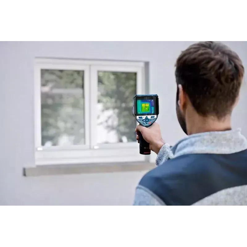 Bosch GTC 600 C Trokšņa ekvivalentā temperatūras starpība (NETD) IR Melns, Zils 256 x 192 pikseļi Iebūvēts displejs LCD