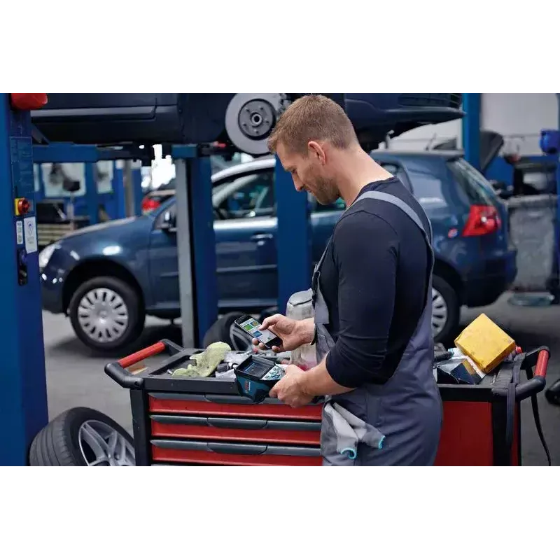 Bosch GTC 600 C Trokšņa ekvivalentā temperatūras starpība (NETD) IR Melns, Zils 256 x 192 pikseļi Iebūvēts displejs LCD