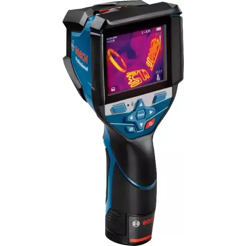 Bosch GTC 600 C Trokšņa ekvivalentā temperatūras starpība (NETD) IR Melns, Zils 256 x 192 pikseļi Iebūvēts displejs LCD