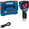 Bosch GTC 600 C Trokšņa ekvivalentā temperatūras starpība (NETD) IR Melns, Zils 256 x 192 pikseļi Iebūvēts displejs LCD