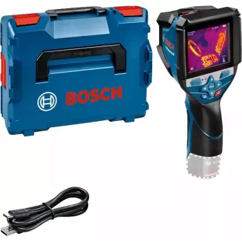 Bosch GTC 600 C Trokšņa ekvivalentā temperatūras starpība (NETD) IR Melns, Zils 256 x 192 pikseļi Iebūvēts displejs LCD