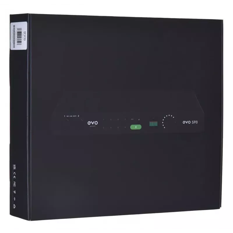 8 kanālu mikrofonu priekšpastiprinātājs Audient EVO SP8 24 bitu 96kHz