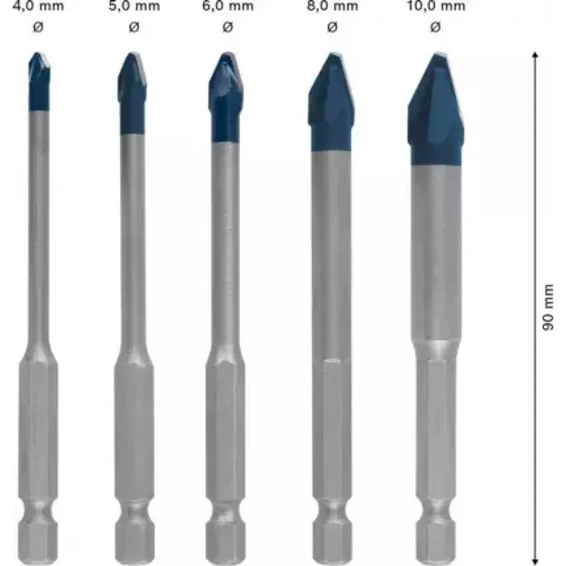 Bosch Expert 2 608 900 597 urbja uzgaļu komplekts 5 gab.