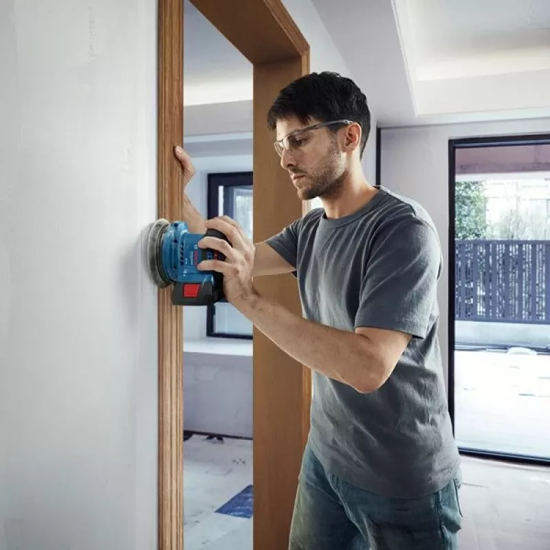 Bosch GEX 185-LI Professional ekscentriskā slīpmašīna 10000 OPM Zila