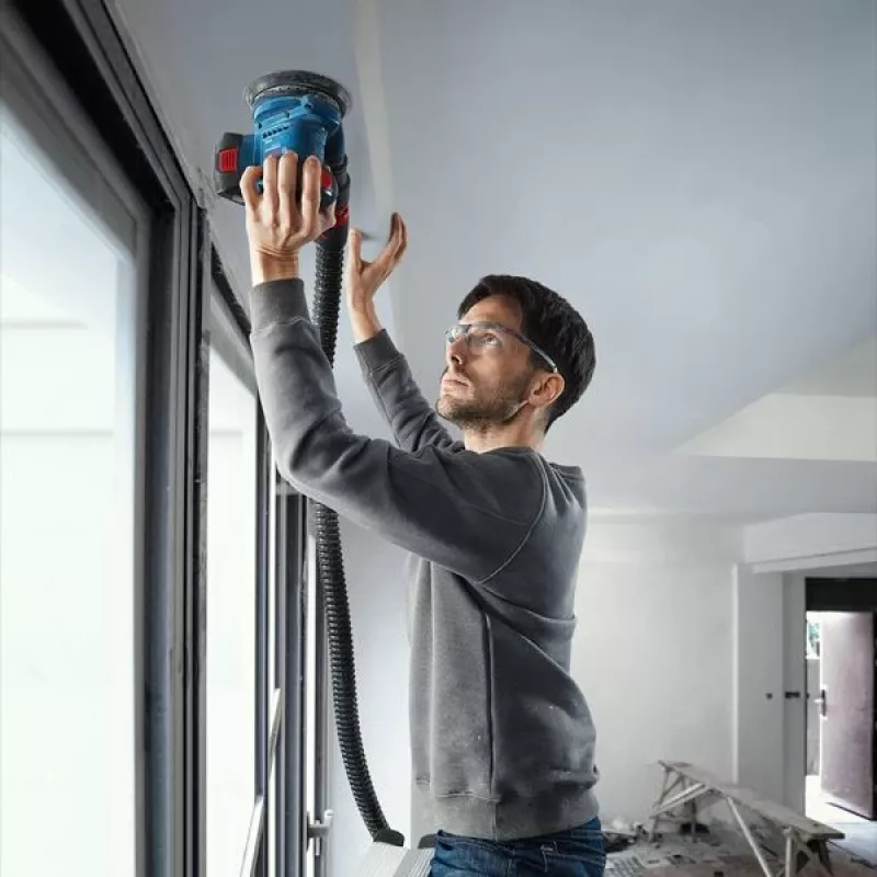 Bosch GEX 185-LI Professional ekscentriskā slīpmašīna 10000 OPM Zila