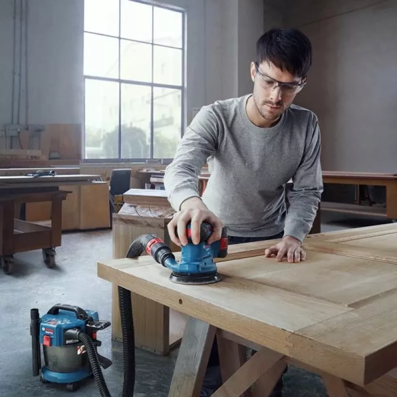 Bosch GEX 185-LI Professional ekscentriskā slīpmašīna 10000 OPM Zila